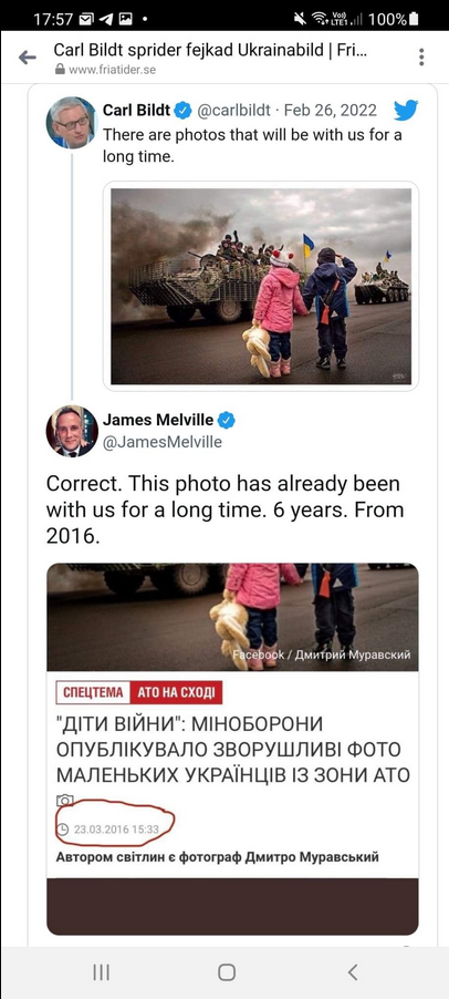 Fejkbildsspridande Bildt