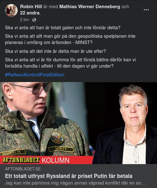Frysta Antaganden