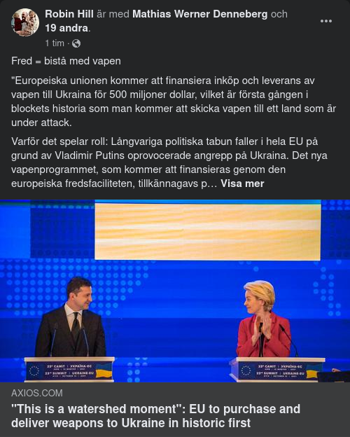 Vapenbistånd För Fred