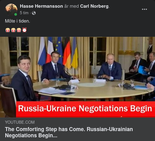 Förhandlingsstart Mellan Ryssland-Ukraina