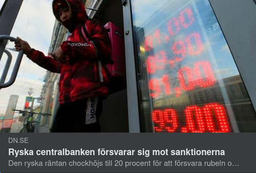 Motåtgärder Från Ryska Centralbanken