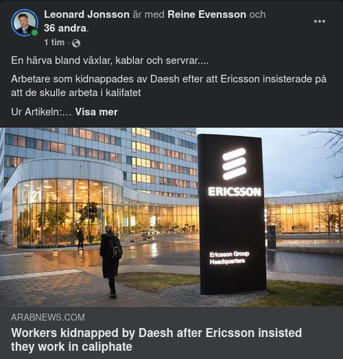 Ericsson I Kalifatet