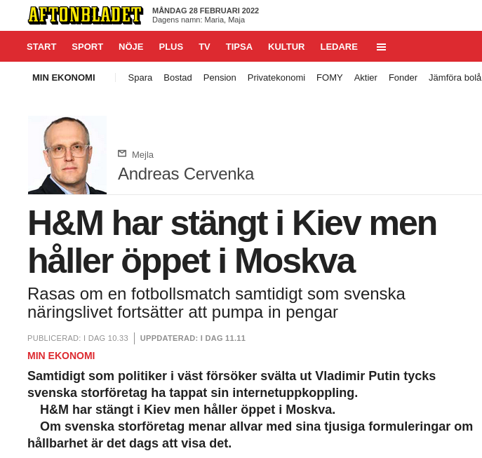 Tjusiga Formuleringar & Svenska Företag I Öst