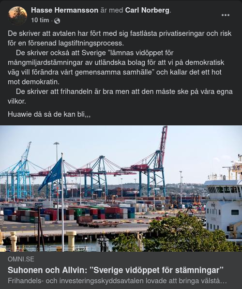 Suhonen & Allvin Om Frihandeln