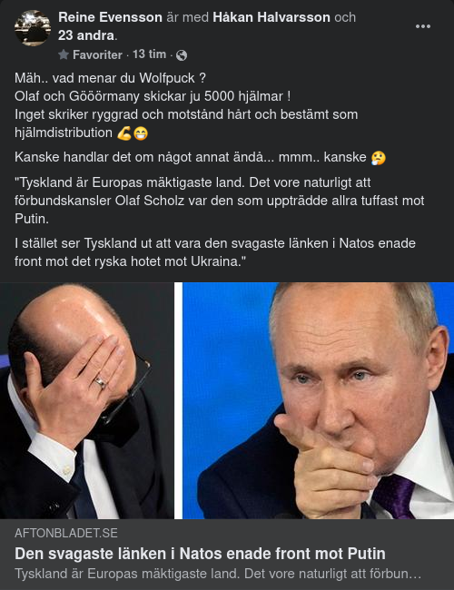 Woffie Ser NATO:s Svagaste Länk