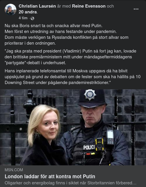 Partygate Före Putin