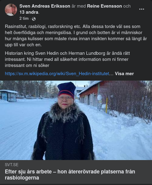 Återerövrat Från Rasbiologerna