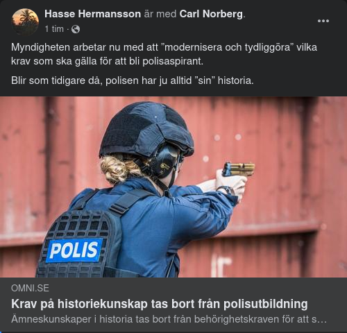 Historiekunskapslös Polis