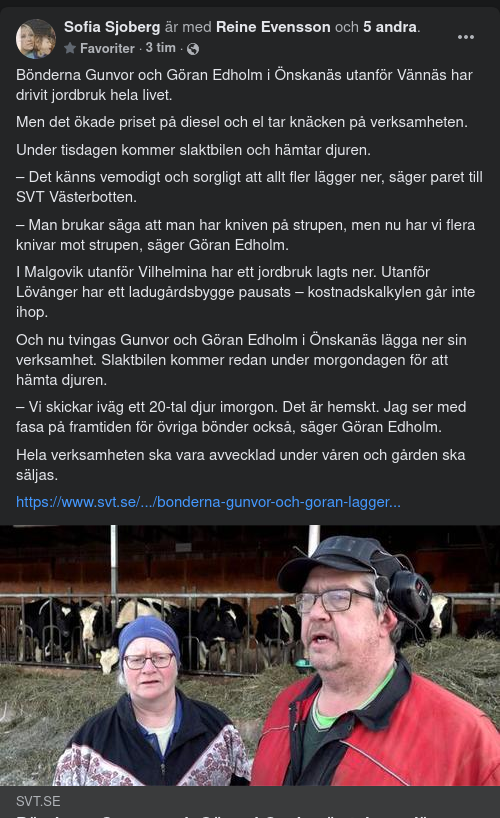 Ekonomiskt Nerlagt Jordbruk