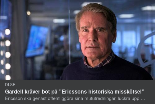 Ericssonsbotkrävande Gardell