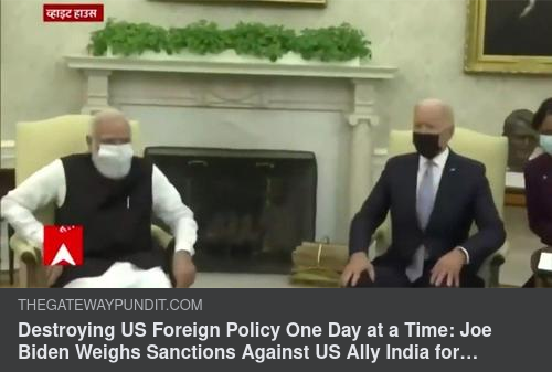 USA Överväger Indiska Sanktioner