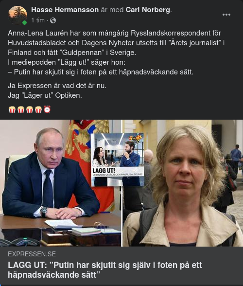 Putin Skjuter Sig I Foten I Expressen