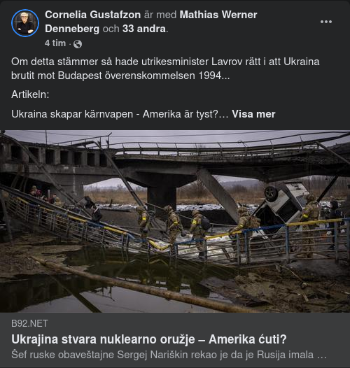 Nukleärt I Ukraina?