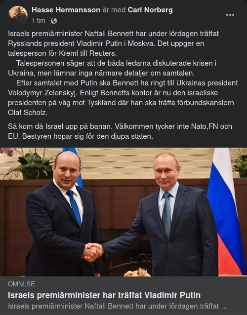 Israel Äntrar Ukraina-Scenen