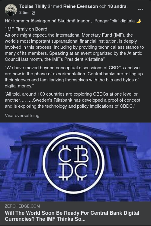 IMF & Digitala Centralbankspengar