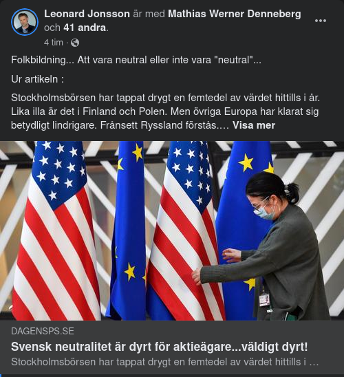 Folkbildande Neutralitetskostnad