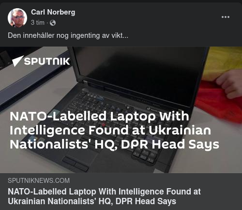 Viktlös Nato-Märkt Laptop