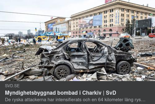 Artilleribombat I Ukraina