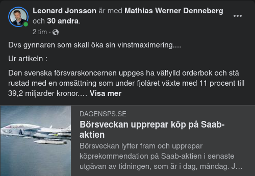 Börsvinstmaximeringsuppmaning