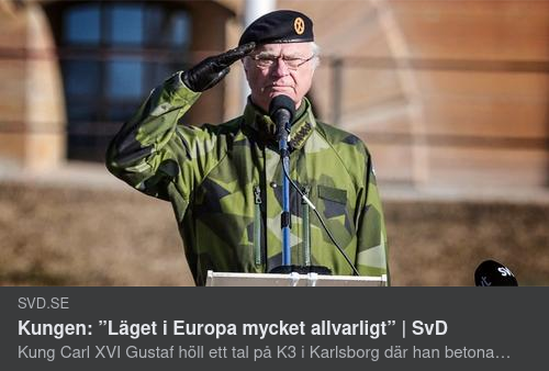 KrigarKonungen Talar Allvar