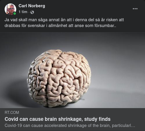 Svenskt Försumbar Covidiotirisk