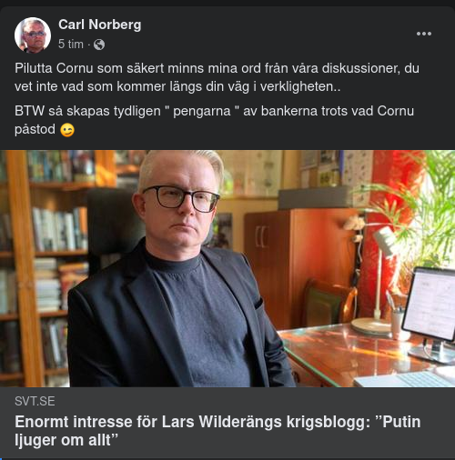 Krigsbloggen Där Putin Ljuger Om Allt