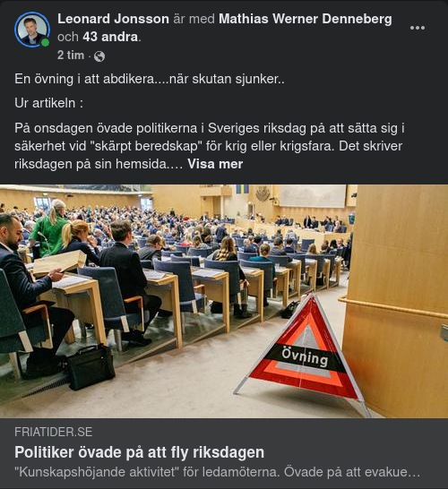 Flyktövande Riksdag
