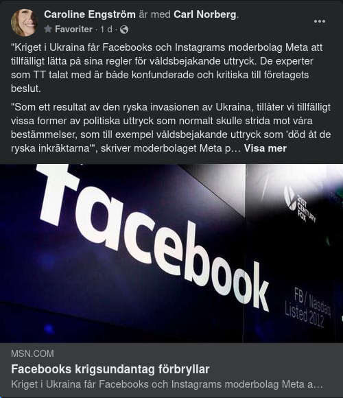Förbryllande FB-Undantag