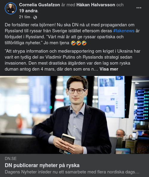 Nyheter På Ryska Från DN