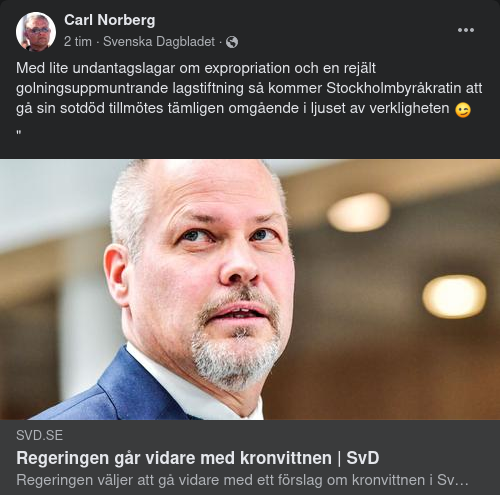 Regeringen Propsar På Kronvittnen