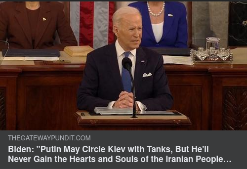 Biden Om Putin, Kiev & Irans Folk