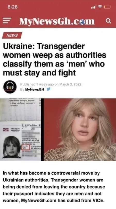 Gråtande Ukrainska Transor