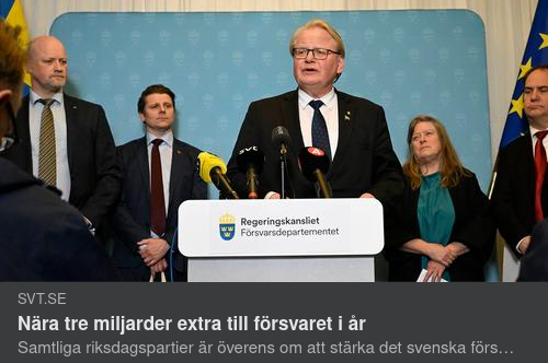Extramiljarder Till Försvaret