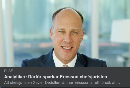 Från Dedullen Till Dresser För Ericsson