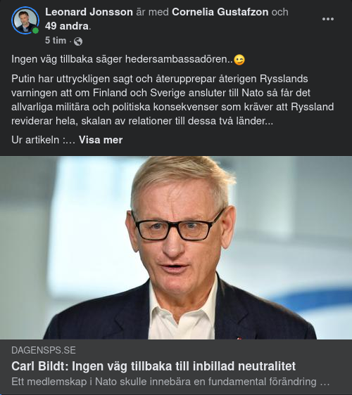 Enkelriktad Bildt