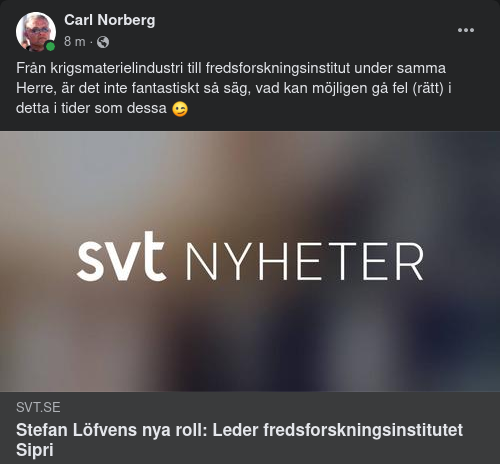 Från Krig Till Fred För Lövfen