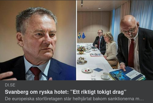 Tokigt Säger Svanberg