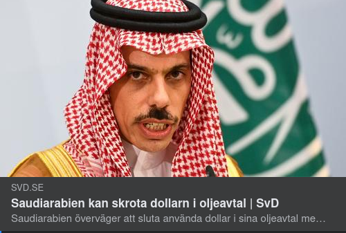 Olja, Dollar & Saudiarabien