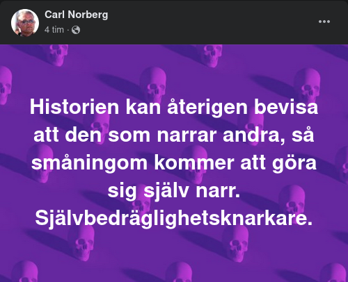 Narrande Självbedräglighetsknarkande Narrar