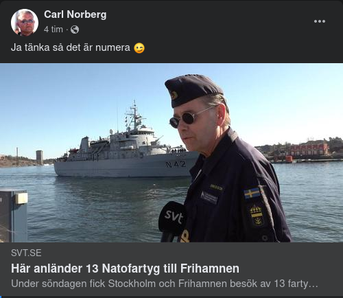 13 Natofartyg Besöker Frihamnen