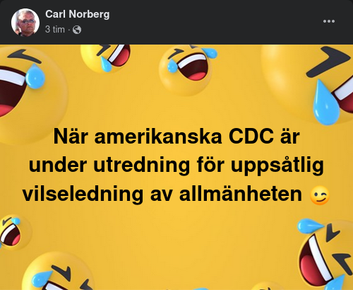 Uppsåtligt Vilseledande CDC
