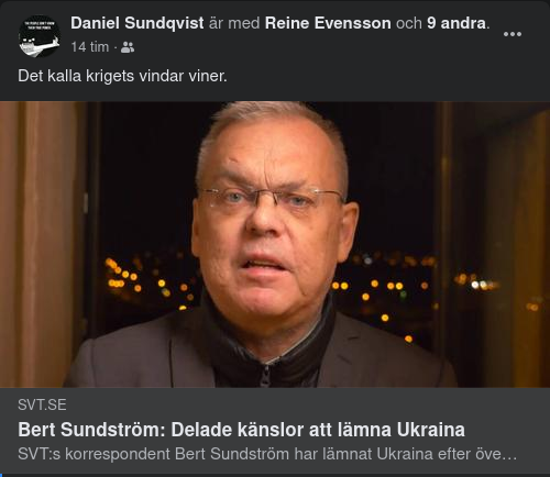 Känslodelad Bert Lämnar Ukraina