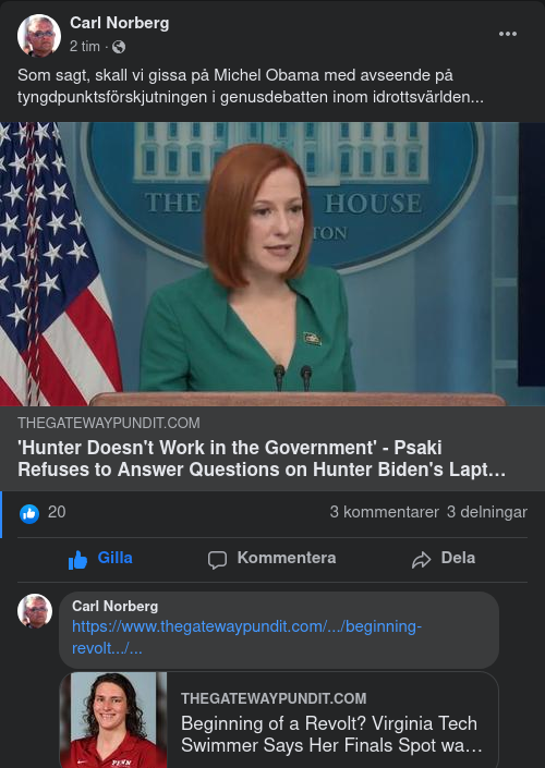 Svarsvägrande Psaki