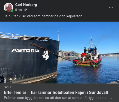 Bogserad Från Sundsvall