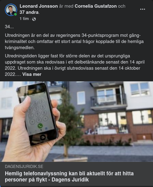 Aktuellt Med Hemlig Telefonavlyssning
