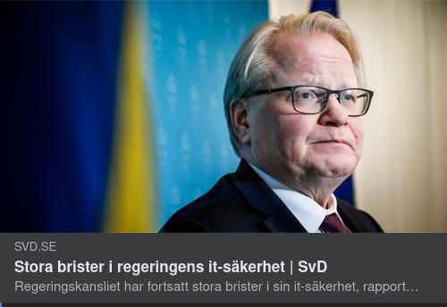Storbrister I Regeringens IT-Säkerhet