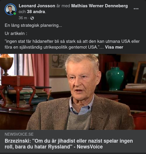 Brzezinski & Ett Långt Spel