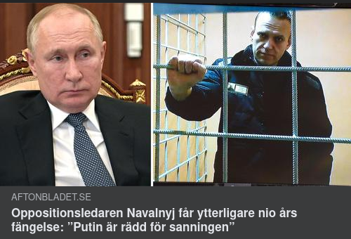 Sverige Kräver Navalnyjs Frisläppande