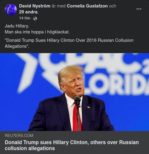 Donald Stämmer Hillary Med Flera