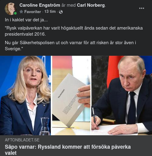 Valpåverkansvarnande SÄPO
